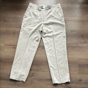 Balmain Light Tan Slacks ! 36x30